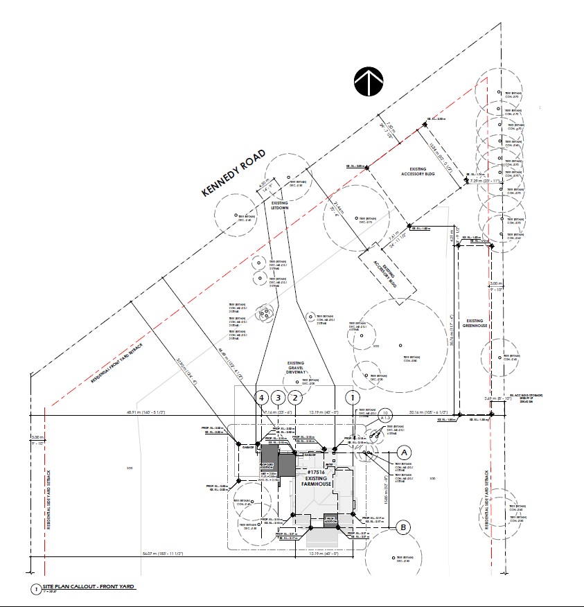 17516 Kennedy Rd, Pitt Meadows — Site plan