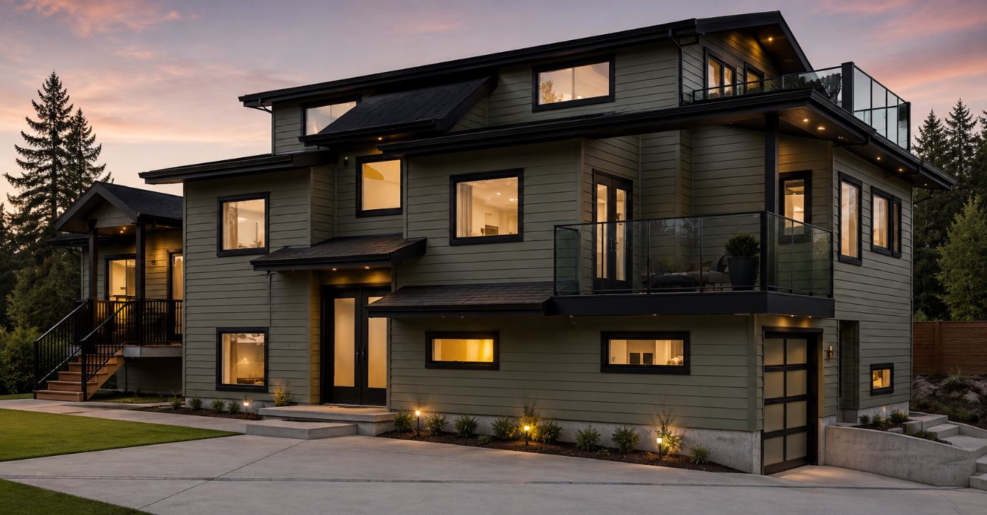 800 Greene St, Coquitlam — Modern home renovation exterior