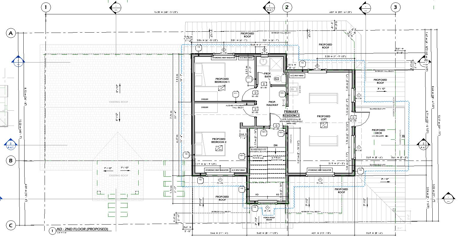 800 Greene St — Upper floor plan